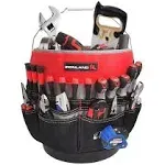 IRONLAND 1130 Bucket Tool Garden Organizer with 51-Pocket, Heavy Duty Tool Carri