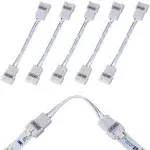 Armacost Lighting 560721 Surelock 2 Pin LED Strip Light Corner Connector, 6 Pack