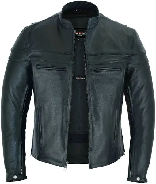 Vance Leather Men's Racer Jacket