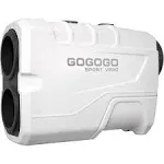 Gogogo Sport vPro Laser Rechargeable Golf Rangefinder 900 Yards Range Finder with Tripod Hole Gs19w, White