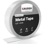 GAUDER Metal Tape Self Adhesive | Ferrous Tape for Magnets, Metallic Steel Strip