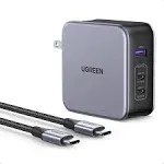 UGREEN 140W USB-C/A Super Fast Wall Charger - Grey