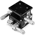 XYZ 3 Axis Manual Linear Stage 60x60mm Trimming Bearing Tuning Platfor