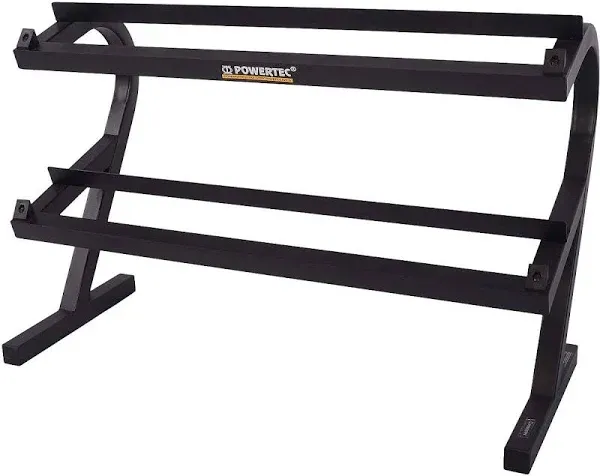 PowerTec Dumbbell Rack for Home Fitness, Steel, 58” x 23” x 4” - Durable, Space-