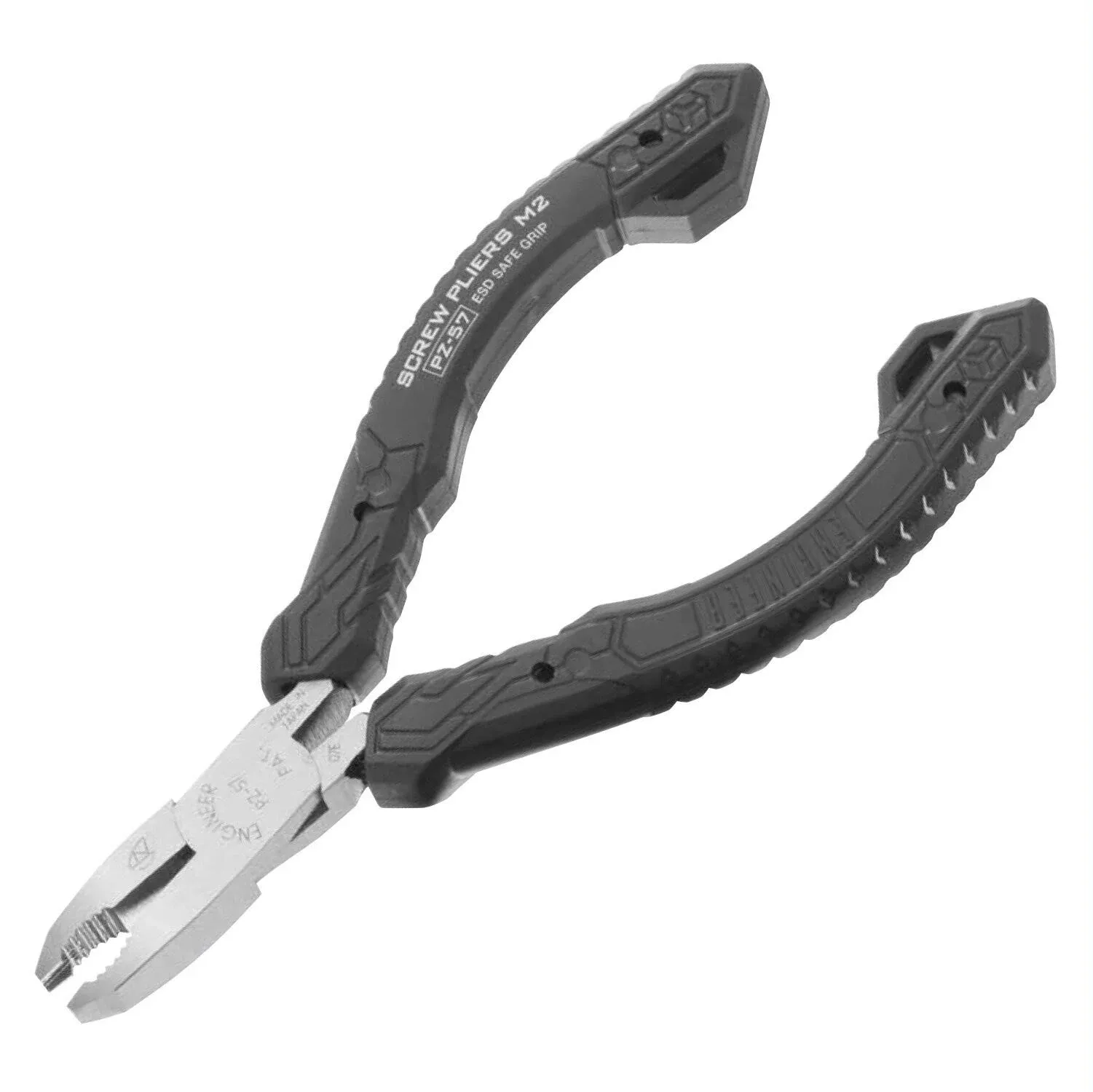 Engineer PZ-57 Mini Sized Gripping Pliers / Screw Extractors Φ2~3.5mm, Black