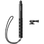 ATUMTEK 114cm Invisible Selfie Stick, 1/4" Extended Monopod Pole, Solid and Compact Design for Insta360, for GoPro, DJI, Action Camera (Buckle Mount for GoPro and Wrist Strap Included)