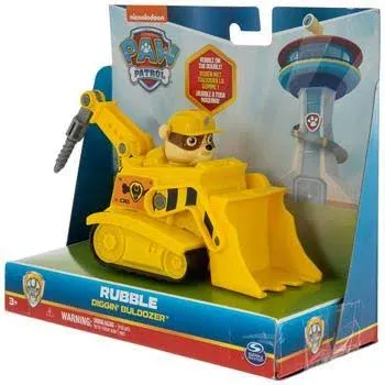 Paw Patrol Bulldozer Collectible Rubble Figure