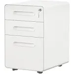 3-Drawer Mobile File Cabinet with Lock | adamsbargainshop