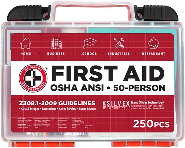 Be Smart Get Prepared First Aid Kit Osha Ansi