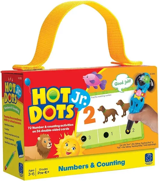 Hot Dots Jr. Card Set Numbers & Counting