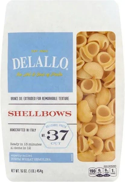 DeLallo No. 37 Cut Shellbows, 16 oz