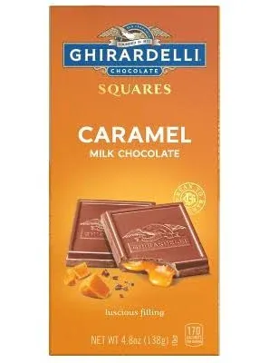 Ghirardelli Caramel Milk Chocolate Squares