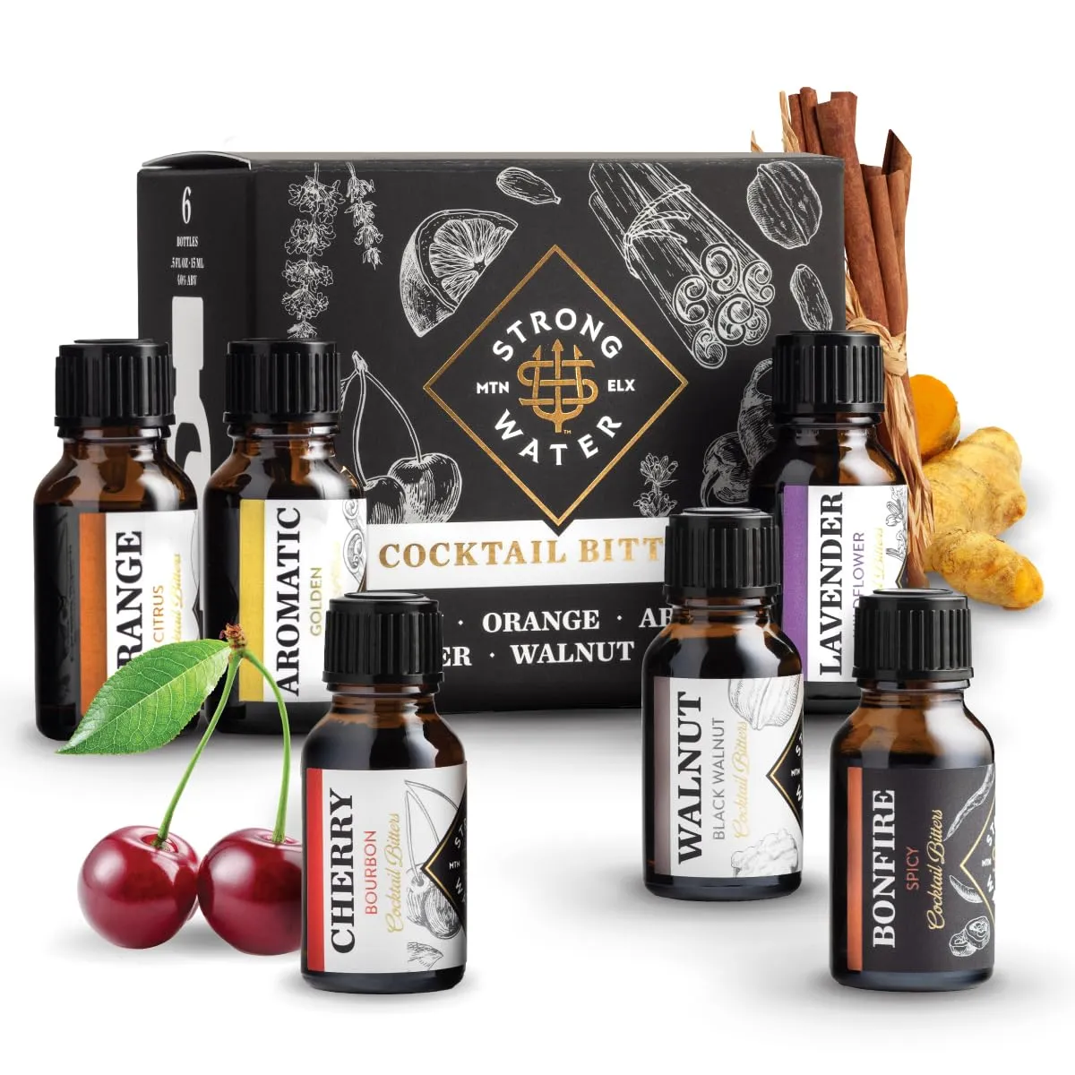 Strongwater Cocktail Bitters Sampler Set