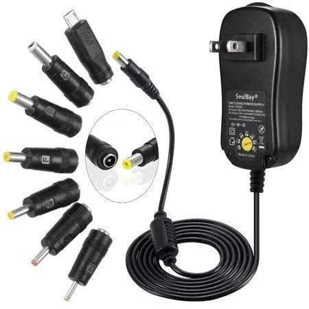 SoulBay Universal AC/DC Adapter