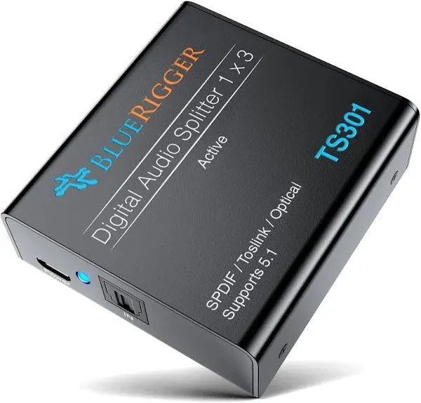 BlueRigger Digital Optical Audio Splitter