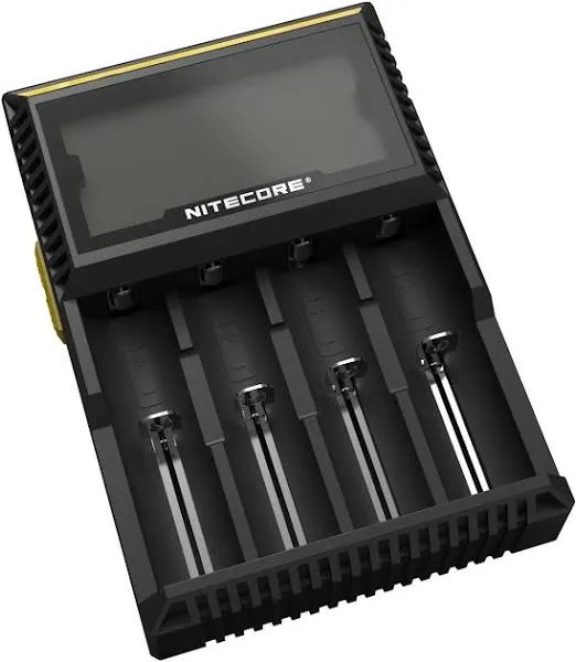 Nitecore Digicharger D4 Battery Four Bays Charger with LCD Display