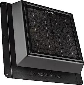 4SEASONS 10W SOLAR POWERED POLYCARBONATE ROOF VENT 400CMF, 500 SQ FT - READ