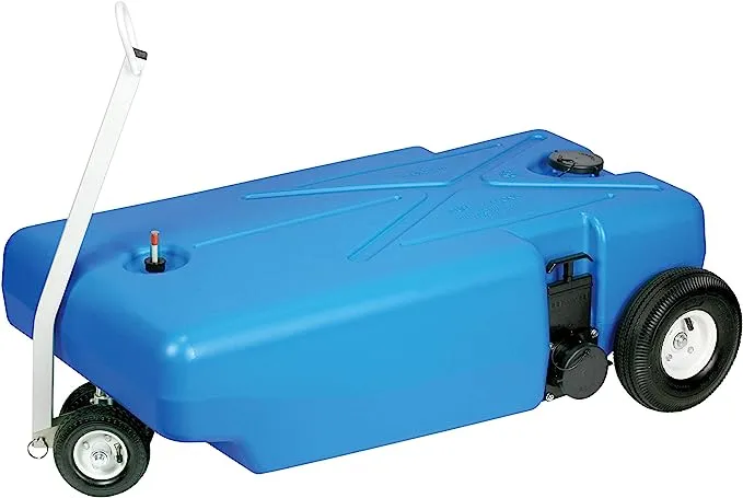 Barker 25 Gallon 4-Wheeler Tote Along RV Waste Tank