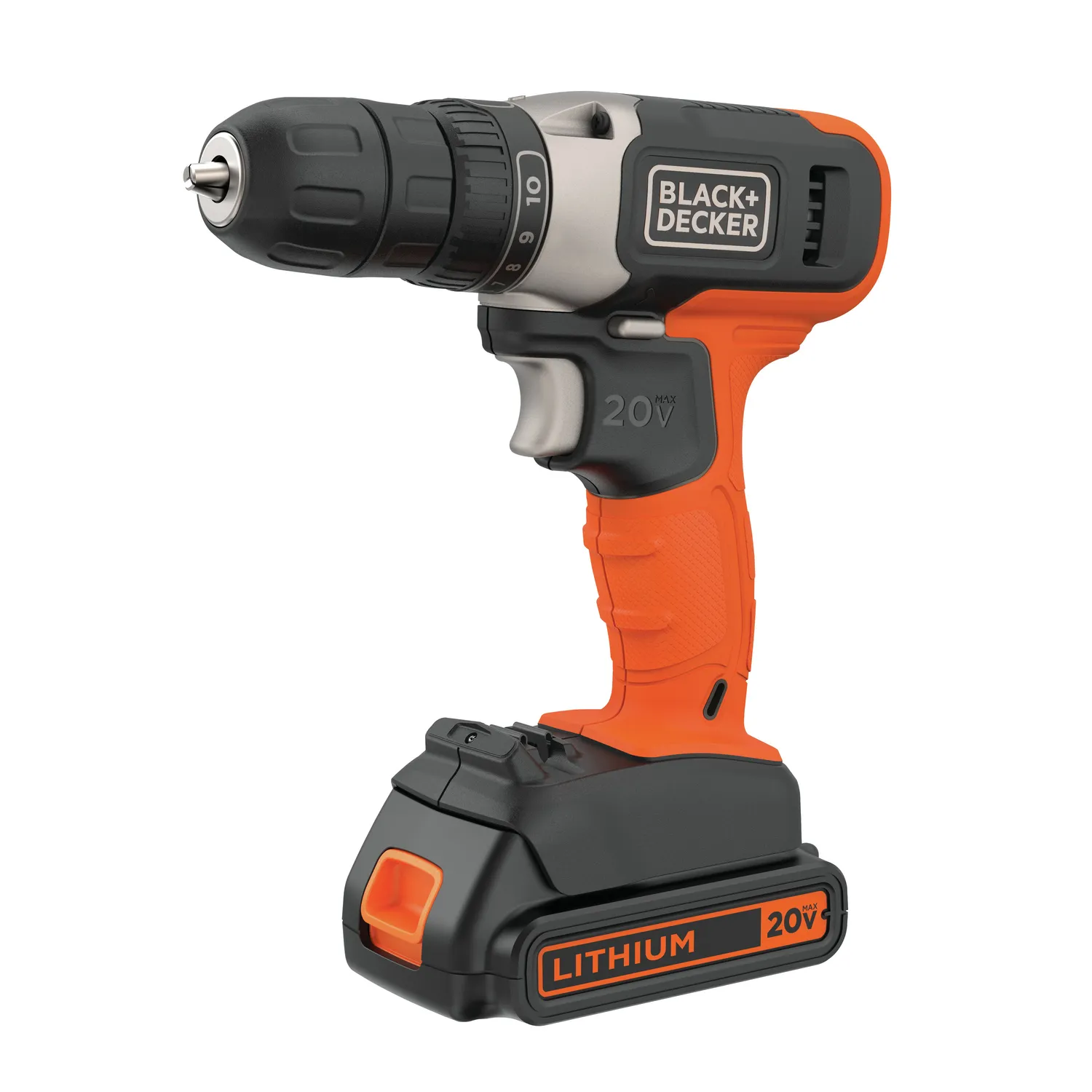 BLACK+DECKER - 20V Max Cordless Drill (BCD702C1)