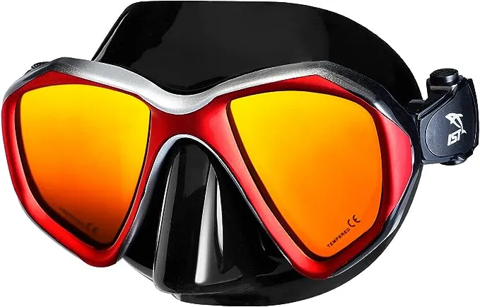 ist MP201-BSM Proteus Twin Lens Tinted Lens Scuba and Spearfishing Mask