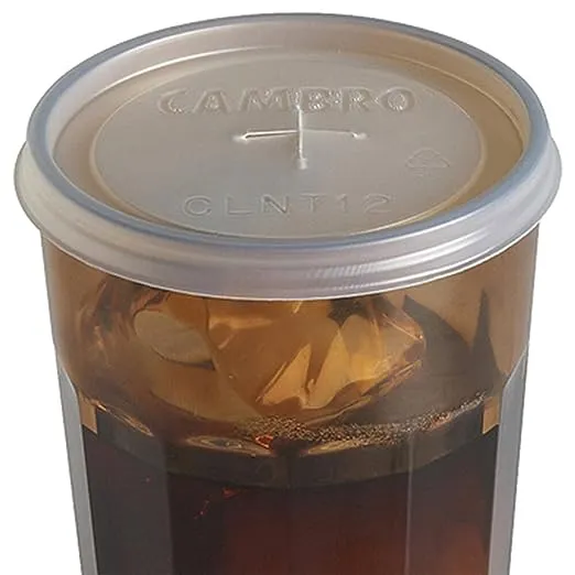 Cambro CLNT12190 Disposable Lid for Newport Tumbler NT12