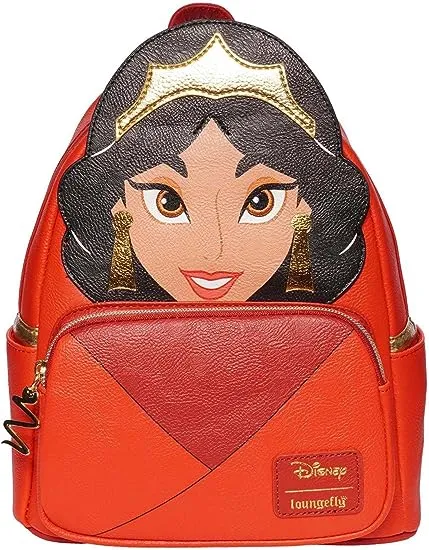 Loungefly Aladdin Princess Jasmine Red Outfit Cosplay Mini-Backpack EE Exclusiv