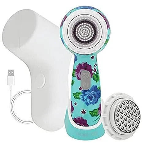 Michael Todd Beauty Soniclear Petite - Facial Cleansing Brush System - 3-Speed Powered Exfoliating Face Brush