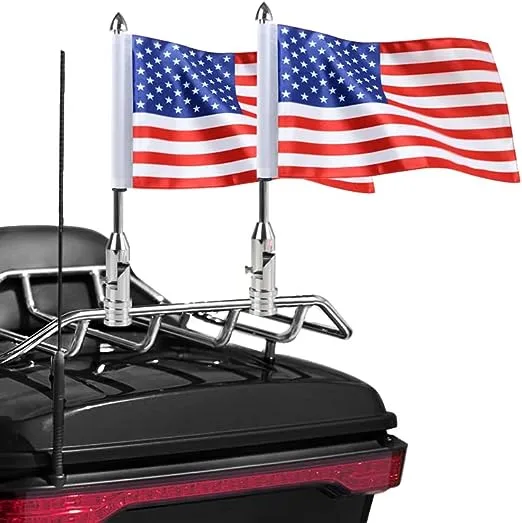 Gdcreestar 2 Pack Motorcycle Flag Pole