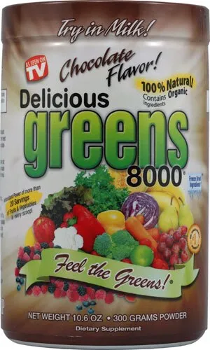 Greens World Delicious Greens 8000 Berry - 10.6 oz