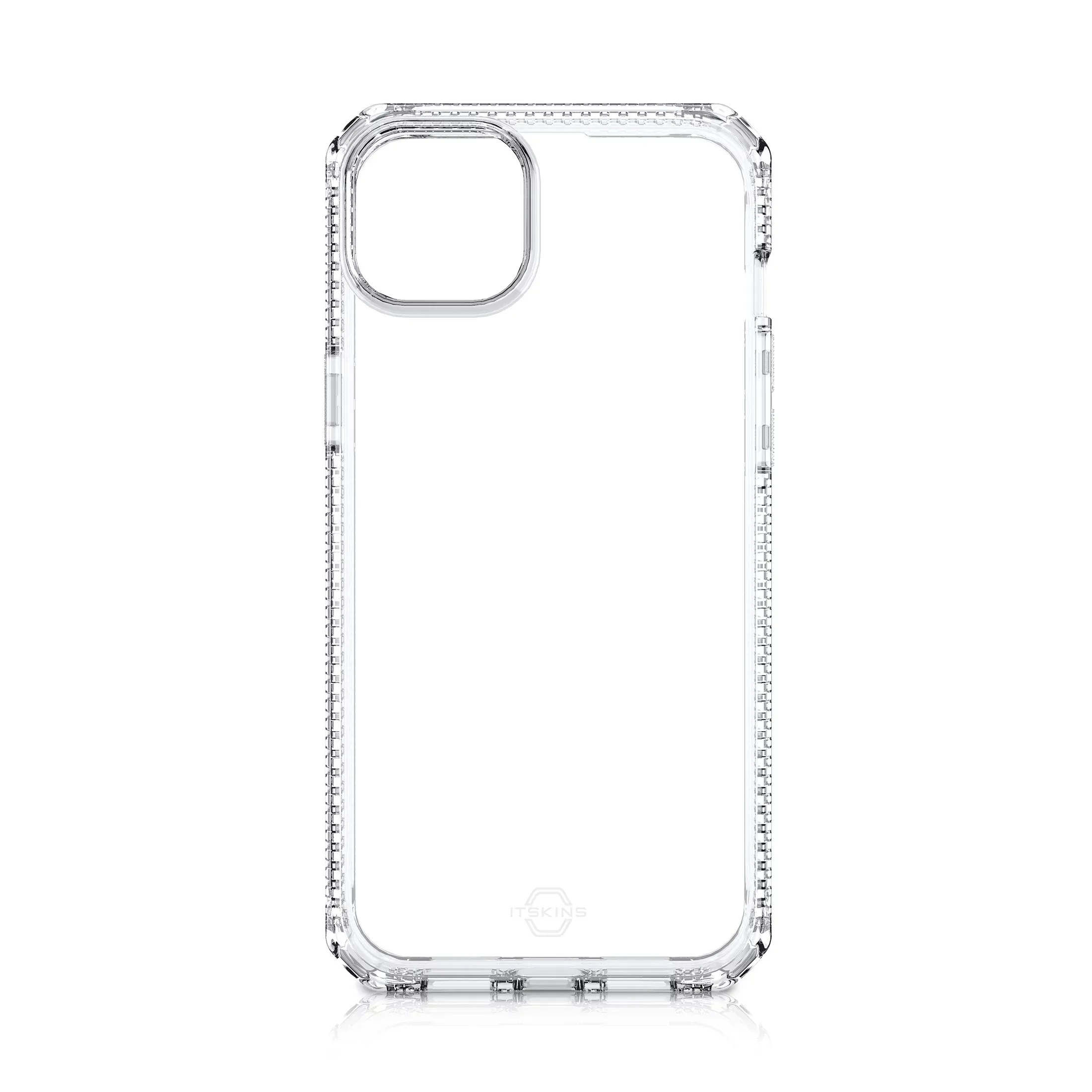 ITSKINS SPECTRUM-R CASE FOR IPHONE 14 (6.1") & IPHONE 13 (6.1") - 100% RECYCLED MATERIALS - CLEAR SERIES - TRANSPARENT