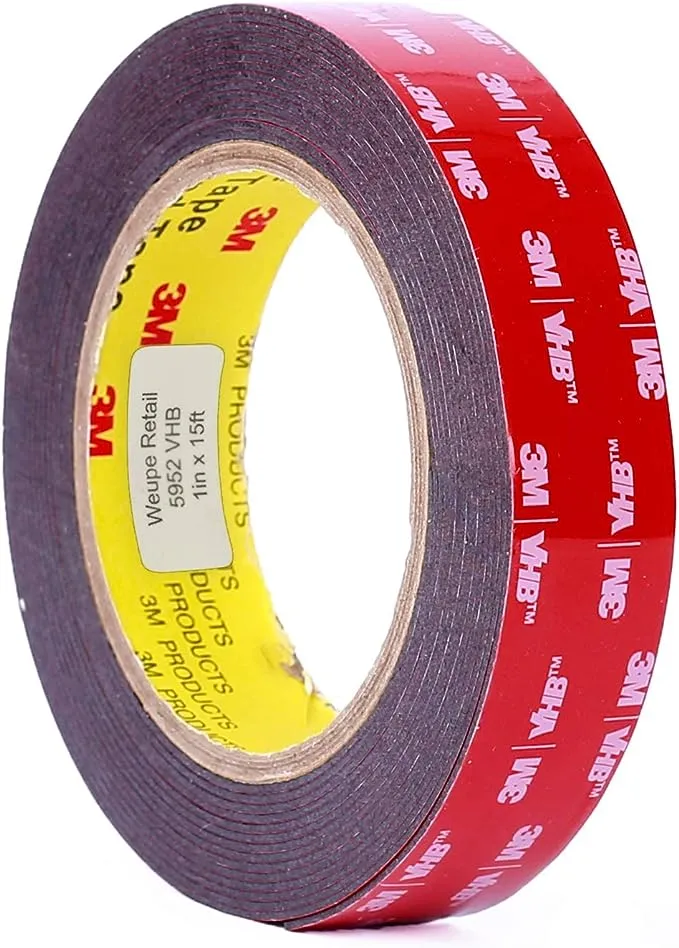 3M Scotch 5952 VHB Tape: 1 in. x 15 ft. Black