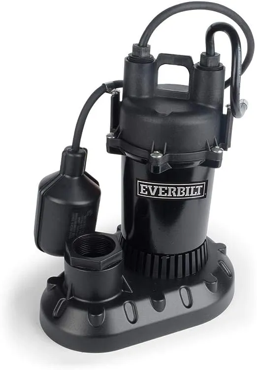 1/4 HP Aluminum Sump Pump with Tethered Switch