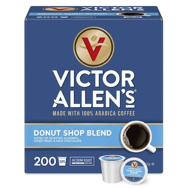 Donut Shop Blend Coffee Medium Roast Single Serve Coffee Pods for Keurig K-Cup Brewers (200 Count)