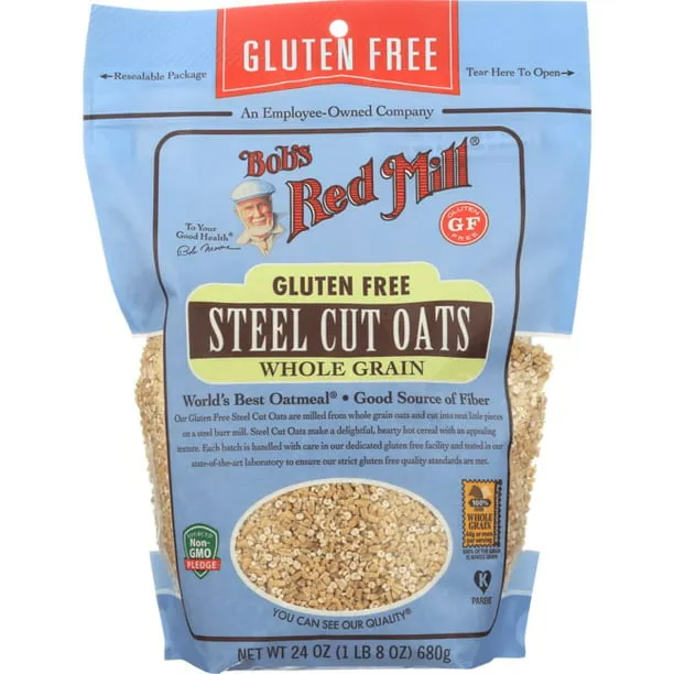 Bob's Red Mill, Steel Cut Oats, Gluten Free, 24 oz