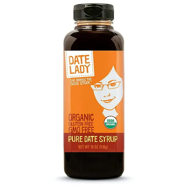 Award Winning Organic Date Syrup 18 oz Squeeze Bottle | Vegan, Paleo, Gluten-free & Kosher | Sugar Substitute | More Nutrition Than Maple Syrup or Honey