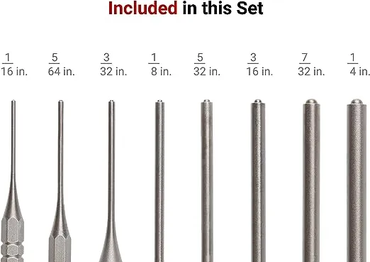 Tekton Roll Pin Punch Set