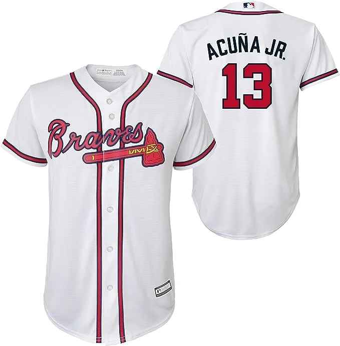 Outerstuff Ronald Acuna Jr. Atlanta Braves #13 Toddler Jersey - Toddler (2T - 4T)