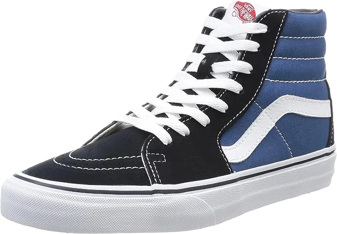 Vans Unisex SK8-Hi Core Classics Sneaker, Navy, M 7.5/W 9