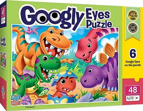 Googly Eyes - Zoo Animals 48 Piece Puzzle