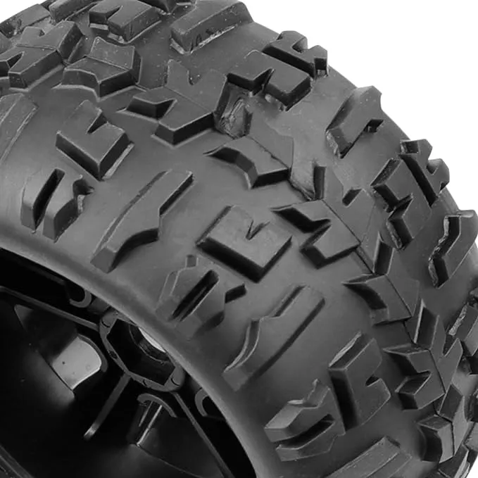 17Mm Hex Wheels and Tires RC Truck Tire and Rims W/Foam Inserts for 1/8 Kraton 1