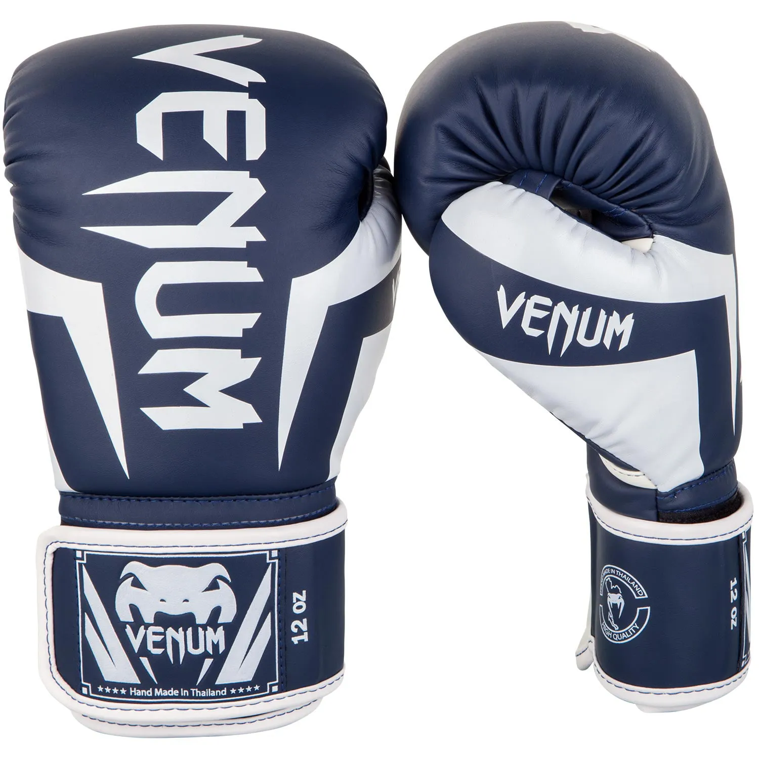 Venum Elite Boxing Gloves, White, 16 oz.