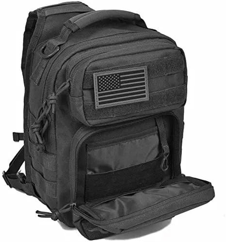 Tactical Sling Bag Pack Military Rover Shoulder Sling Backpack Molle Assault