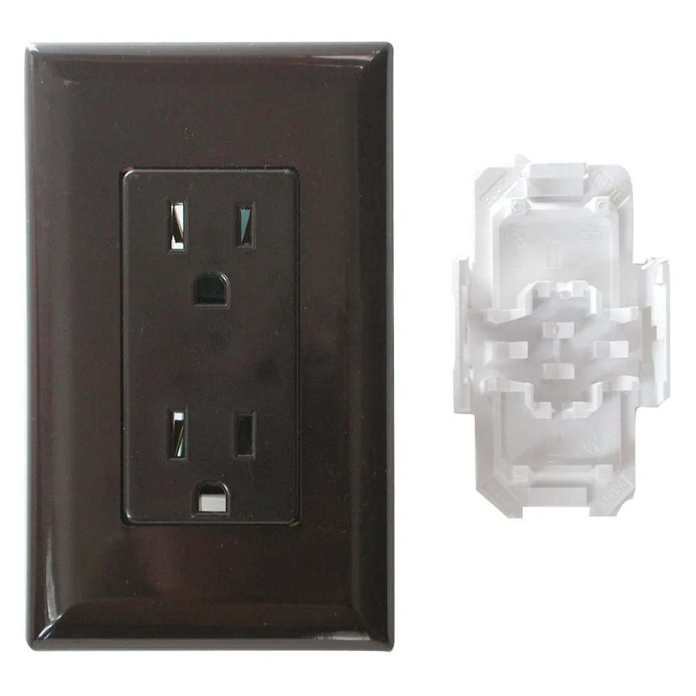 Valterra Self-Contained Receptacle, Brown - DG15BRVP