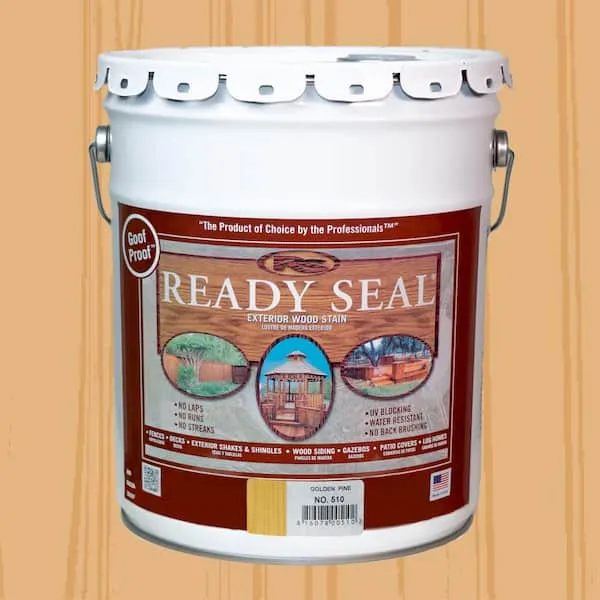 Ready Seal 510 Golden Pine Exterior Wood Stain and Sealer