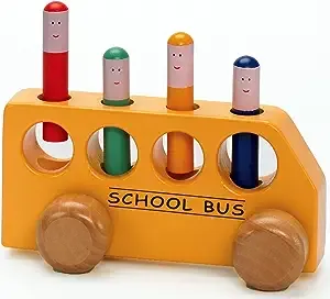 Toys & Child The Original Toy Company Pop-Up School Bus 59537