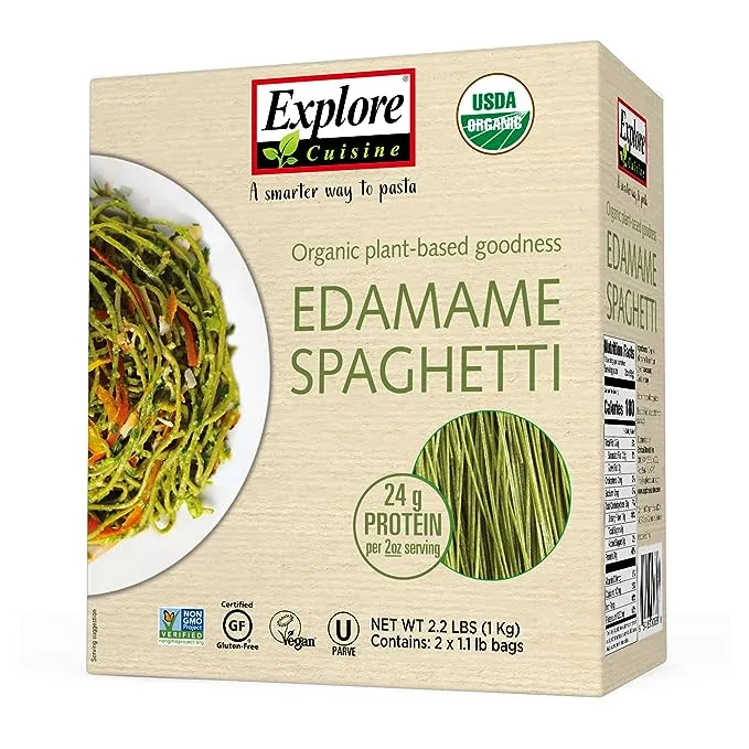 Explore Cuisine Organic Edamame Spaghetti - 2 x 1.1 lbs packet