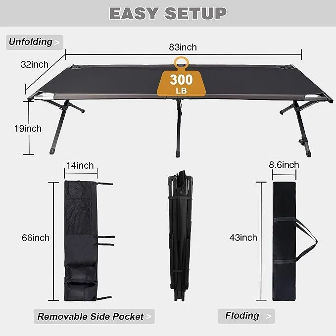 Westfield Outdoor Portal Folding Portable Camping Cot