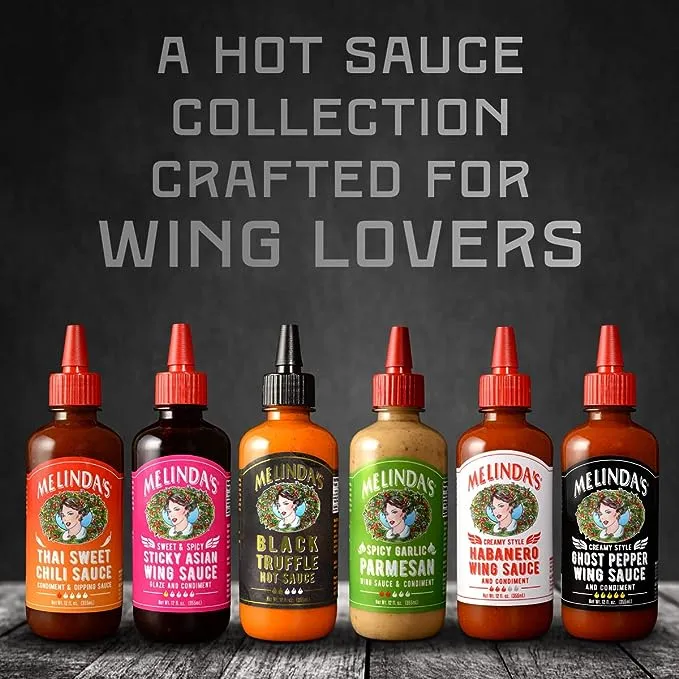 Melinda's Craft Wing Collection Craft Wing Sauce & Condiment Gift Set