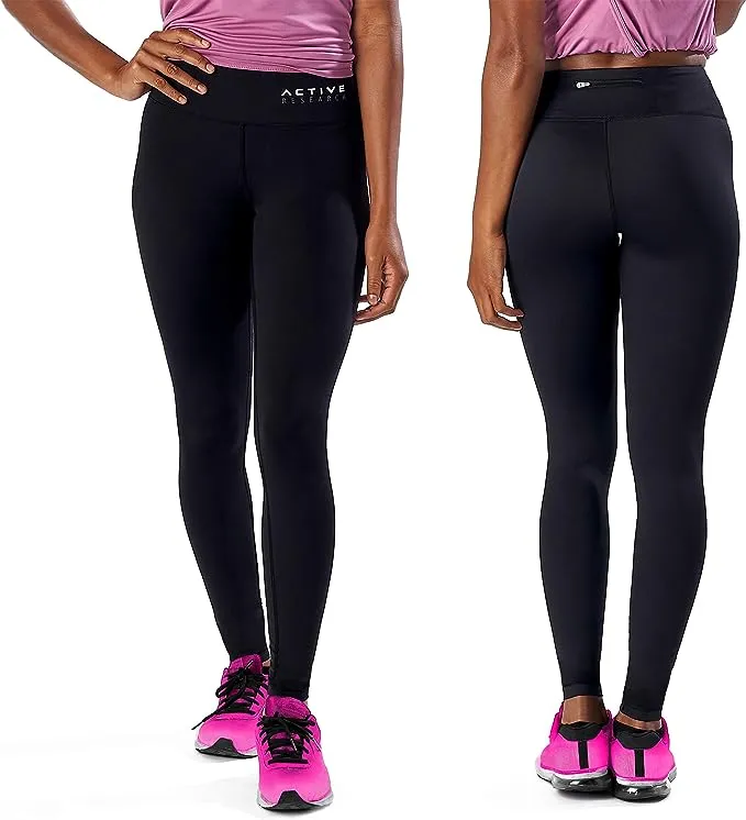 Active Research Women's Compression Pants w/ Hidden Pocket - XL