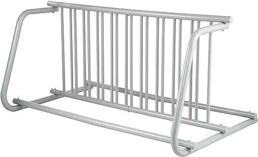 BestEquip 10 Holders Floor Bike Rack, 59" Length All-Steel Grid Bike Rack, 10-Bike Capacity Dual-Side Storage Stand for Garages Streets Yards Bike Events